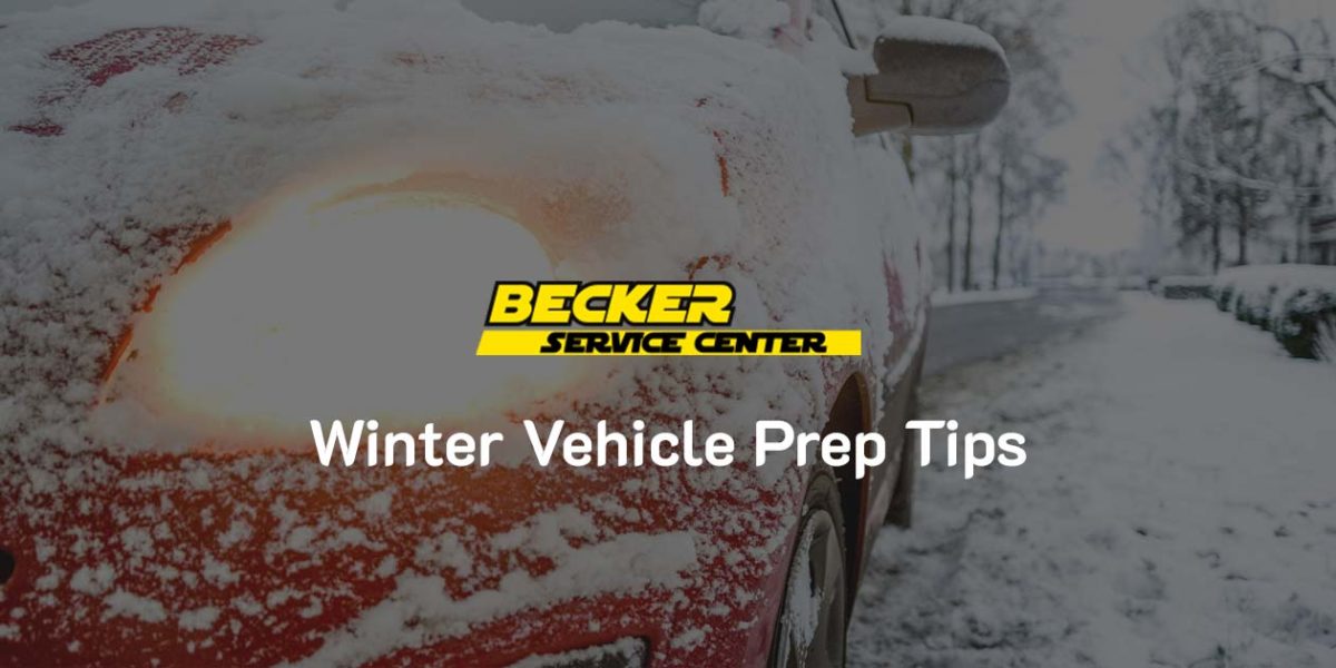 Winter Vehicle Prep Tips