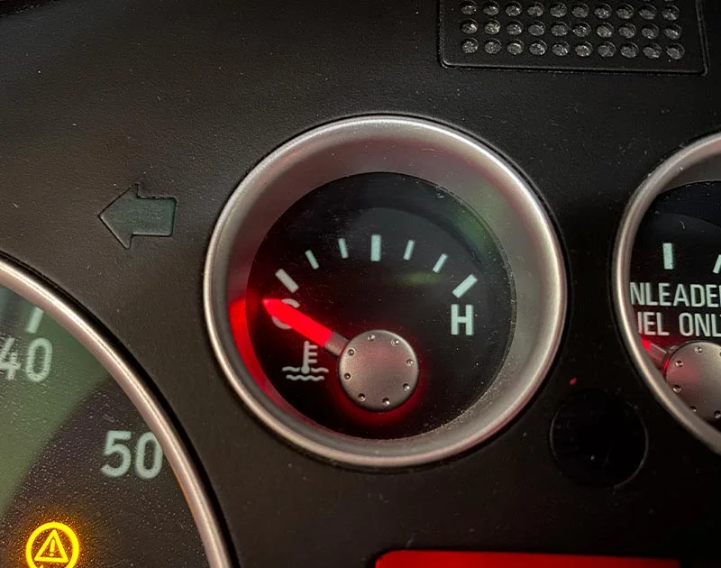 vehicle temperature gauge